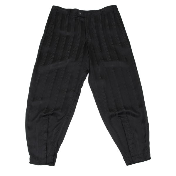 Yohji Yamamoto POUR HOMME 08SS Silk Pants Black Size 3