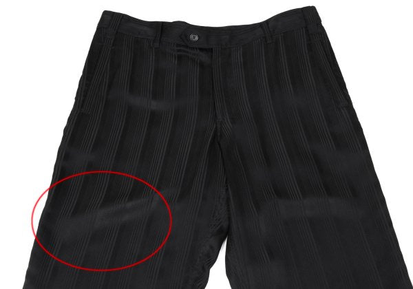 Yohji Yamamoto POUR HOMME 08SS Silk Pants Black Size 3