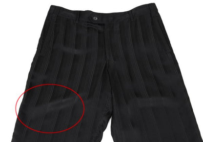 Yohji Yamamoto POUR HOMME 08SS Silk Pants Black Size 3