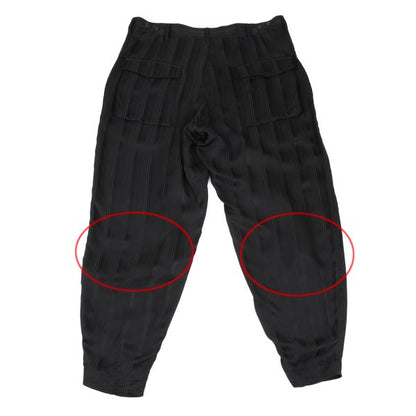 Yohji Yamamoto POUR HOMME 08SS Silk Pants Black Size 3