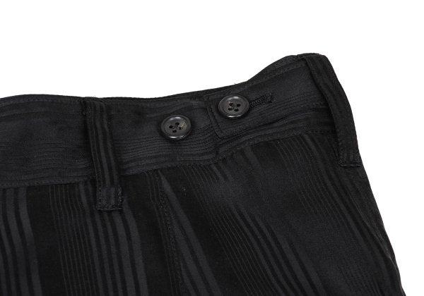 Yohji Yamamoto POUR HOMME 08SS Silk Pants Black Size 3