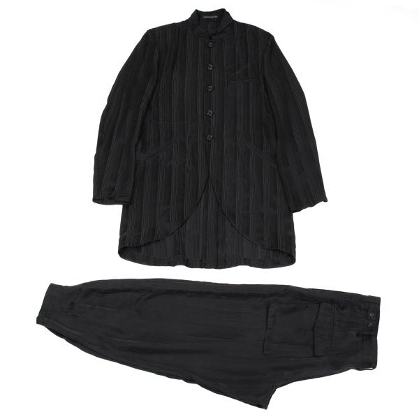 Yohji Yamamoto POUR HOMME 08SS Silk Pants Black Size 3