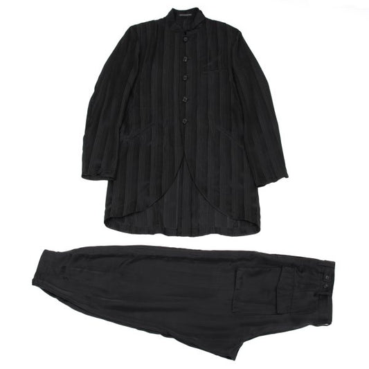 Yohji Yamamoto POUR HOMME 08SS Silk Pants Black Size 3