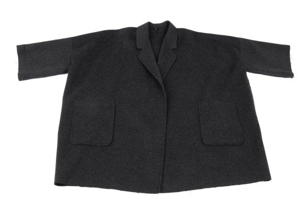 HELMUT LANG Cashmere Wool Blend Buttonless Coat Size XS
