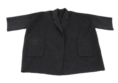 HELMUT LANG Cashmere Wool Blend Buttonless Coat Size XS