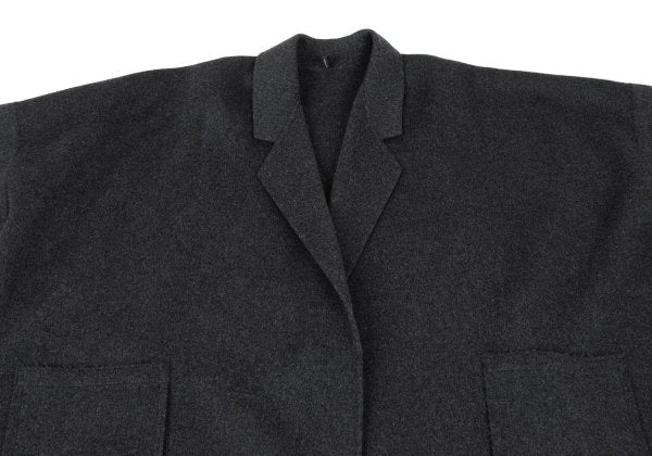 HELMUT LANG Cashmere Wool Blend Buttonless Coat Size XS
