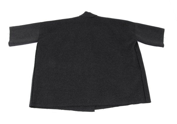 HELMUT LANG Cashmere Wool Blend Buttonless Coat Size XS