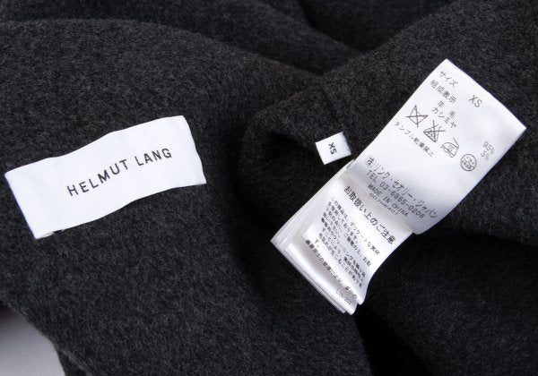 HELMUT LANG Cashmere Wool Blend Buttonless Coat Size XS