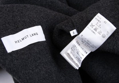 HELMUT LANG Cashmere Wool Blend Buttonless Coat Size XS
