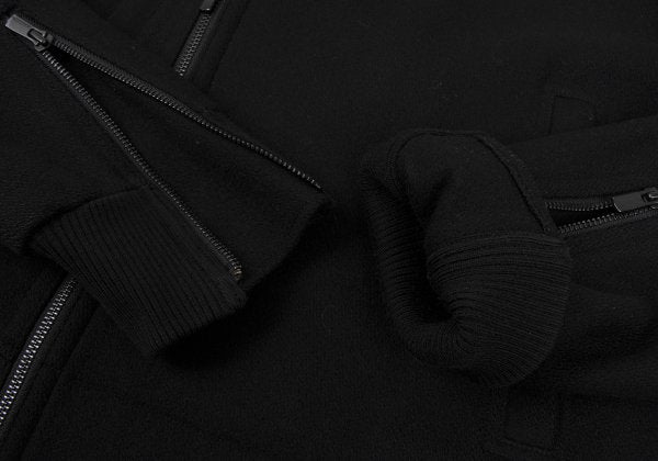 BLACKBARRETT by Neil Barrett Wool Riders Jacket Black Size 2