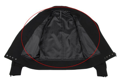 BLACKBARRETT by Neil Barrett Wool Riders Jacket Black Size 2