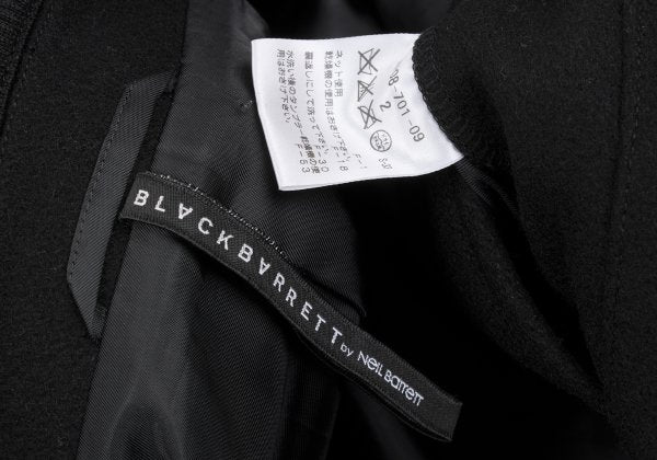 BLACKBARRETT by Neil Barrett Wool Riders Jacket Black Size 2