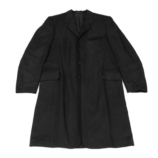 Yohji Yamamoto POUR HOMME 03SS Silk Jacket Gray Size 2