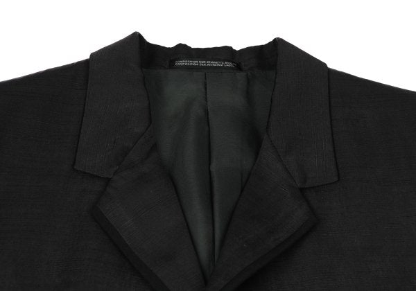 Yohji Yamamoto POUR HOMME 03SS Silk Jacket Gray Size 2