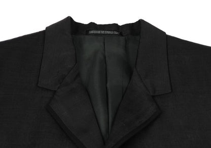 Yohji Yamamoto POUR HOMME 03SS Silk Jacket Gray Size 2
