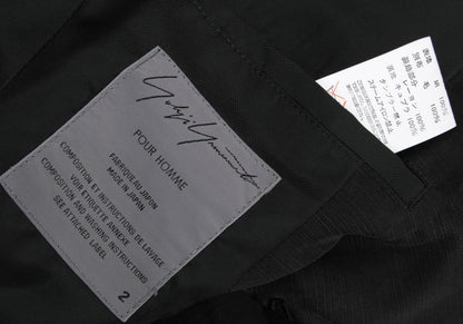 Yohji Yamamoto POUR HOMME 03SS Silk Jacket Gray Size 2