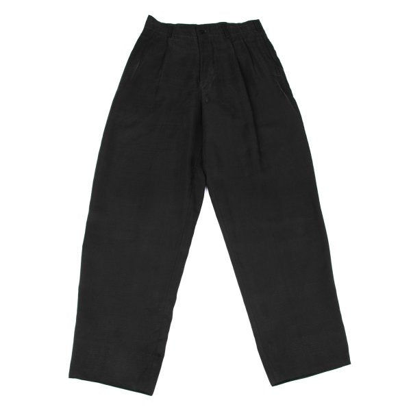 Yohji Yamamoto POUR HOMME 03SS Silk Pants Charcoal Size 2