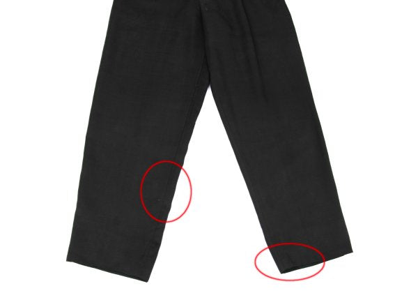 Yohji Yamamoto POUR HOMME 03SS Silk Pants Charcoal Size 2