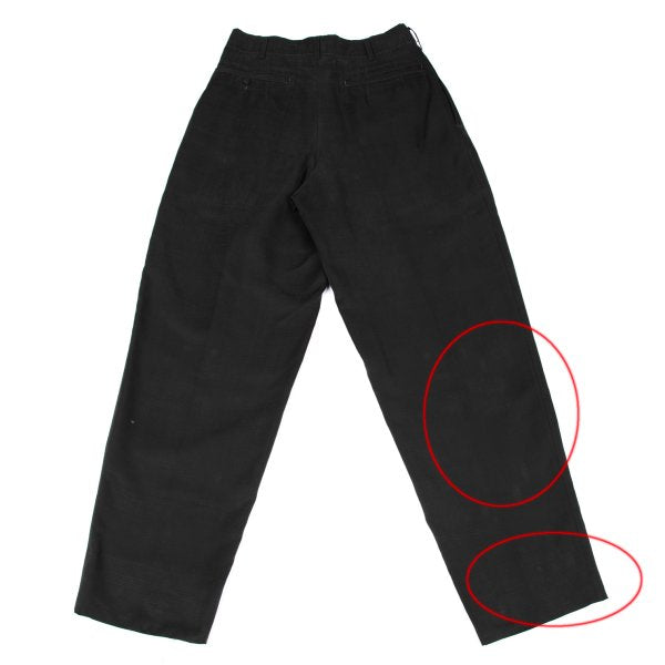 Yohji Yamamoto POUR HOMME 03SS Silk Pants Charcoal Size 2
