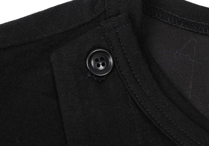 s'yte Cotton Blend Asymmetric Layered Cardigan Black Size 3