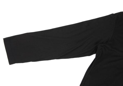 s'yte Cotton Blend Asymmetric Layered Cardigan Black Size 3