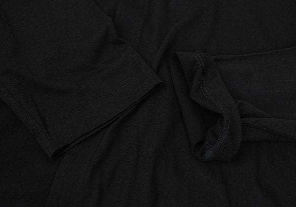 s'yte Cotton Blend Asymmetric Layered Cardigan Black Size 3