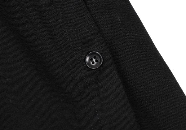 s'yte Cotton Blend Asymmetric Layered Cardigan Black Size 3