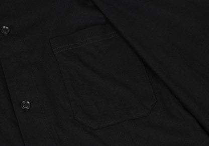s'yte Cotton Blend Asymmetric Layered Cardigan Black Size 3