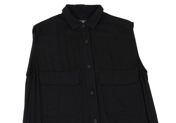 KAYO NAKAMURA by Y's Accordion Pleat Dress Black Size 2