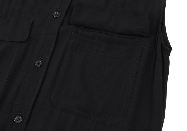 KAYO NAKAMURA by Y's Accordion Pleat Dress Black Size 2