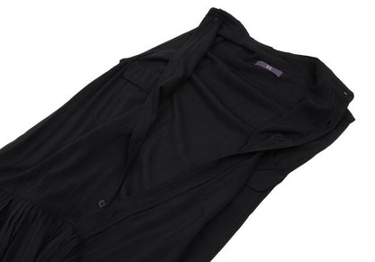 KAYO NAKAMURA by Y's Accordion Pleat Dress Black Size 2