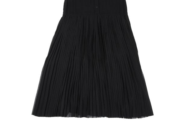 KAYO NAKAMURA by Y's Accordion Pleat Dress Black Size 2