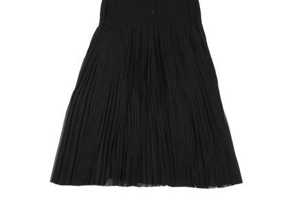 KAYO NAKAMURA by Y's Accordion Pleat Dress Black Size 2