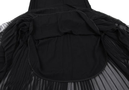 KAYO NAKAMURA by Y's Accordion Pleat Dress Black Size 2