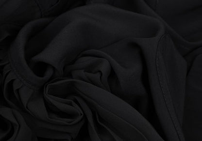KAYO NAKAMURA by Y's Accordion Pleat Dress Black Size 2