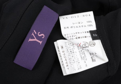 KAYO NAKAMURA by Y's Accordion Pleat Dress Black Size 2