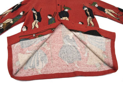 Yohji Yamamoto POUR HOMME 95AW Rokumeikan Shirt Red Size M