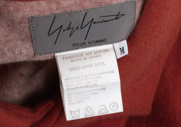 Yohji Yamamoto POUR HOMME 95AW Rokumeikan Shirt Red Size M