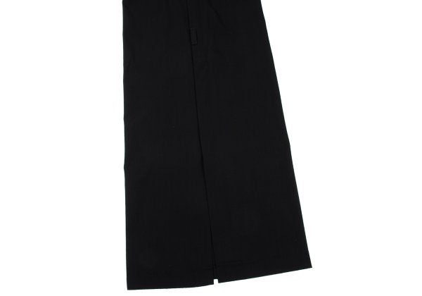 Y's Wool Gabardine Suspender Wrap Dress Black Size 3