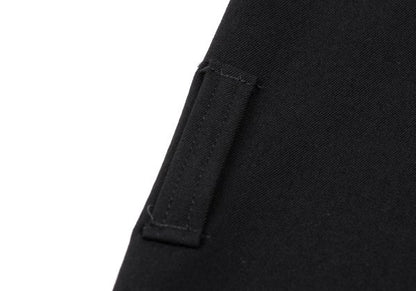 Y's Wool Gabardine Suspender Wrap Dress Black Size 3