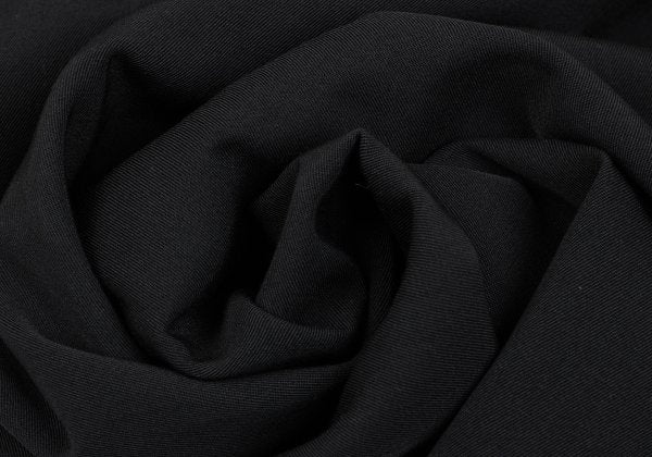 Y's Wool Gabardine Suspender Wrap Dress Black Size 3