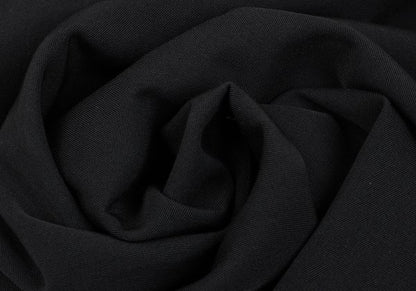 Y's Wool Gabardine Suspender Wrap Dress Black Size 3