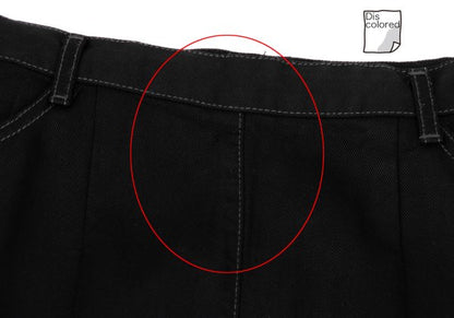 MCM Cupro Side Logo Embroidery Skirt Black Size 67-93