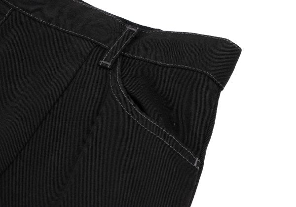 MCM Cupro Side Logo Embroidery Skirt Black Size 67-93