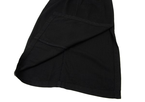 MCM Cupro Side Logo Embroidery Skirt Black Size 67-93