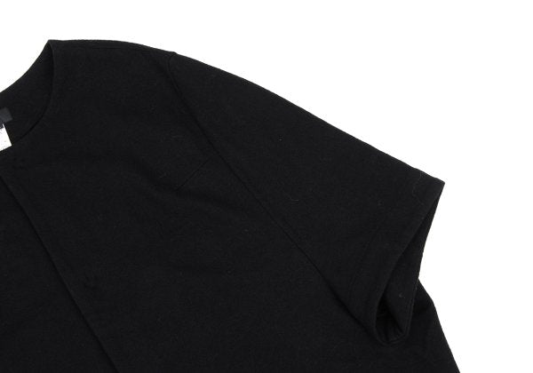 Y's Wool Snap Button Blouse Black Size 2