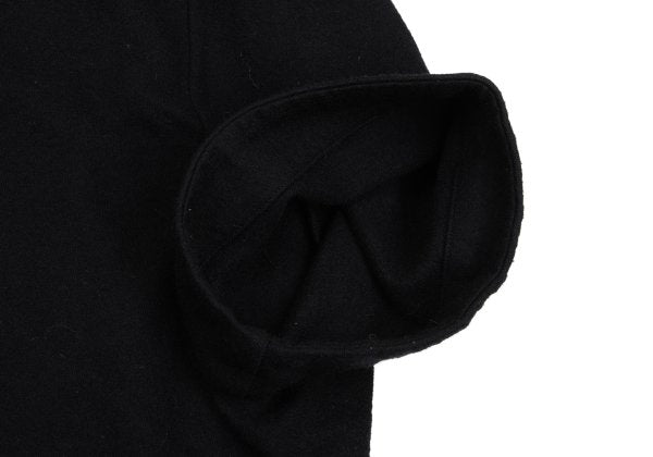 Y's Wool Snap Button Blouse Black Size 2