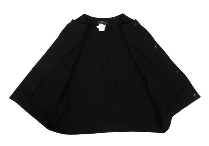 Y's Wool Snap Button Blouse Black Size 2