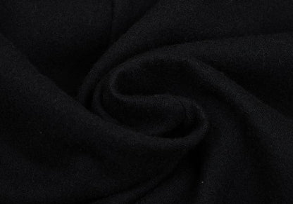 Y's Wool Snap Button Blouse Black Size 2