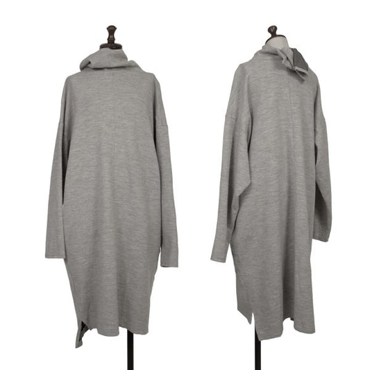 Y's Wool Blend Back Half Zip Long Sweater Size 2
